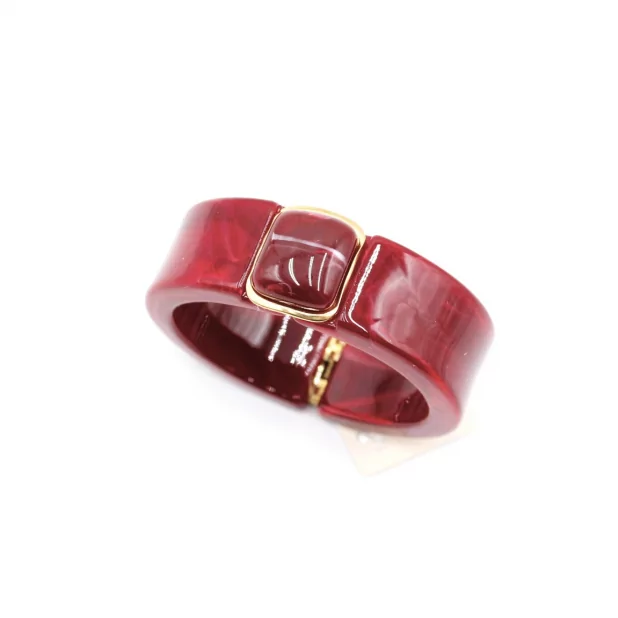 Bracelet jonc résine avec cabochon