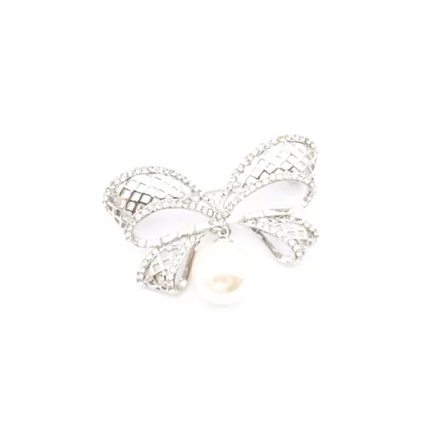 Broches strass - nœud papillon