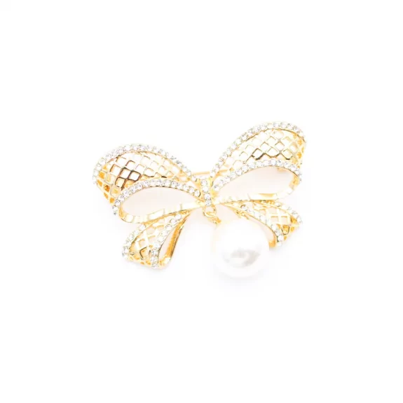 Broches strass - nœud papillon