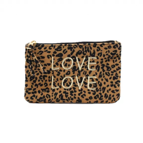 Pochette léopard message -...