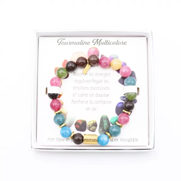 Coffret bracelet en pierre...