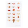 copy of Pack 18 bagues acier inoxydable - blanc