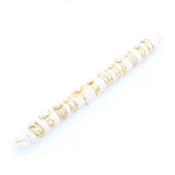 Pack 12 bagues acier...