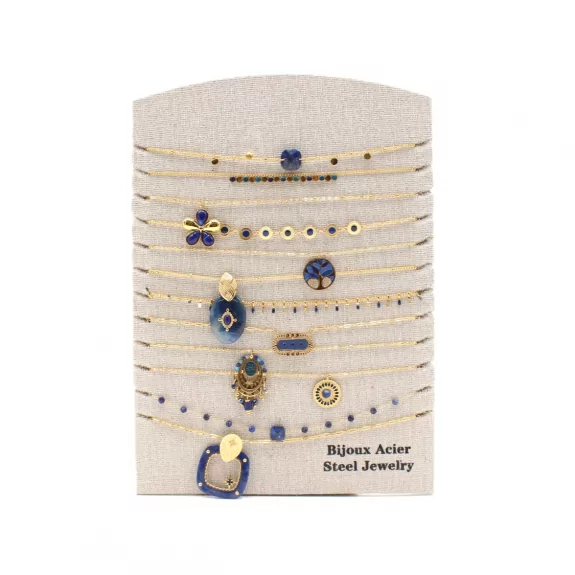 copy of Pack 12 Colliers Acier Inoxydable - Noir