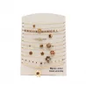 Pack 12 Colliers Acier Inoxydable - marron