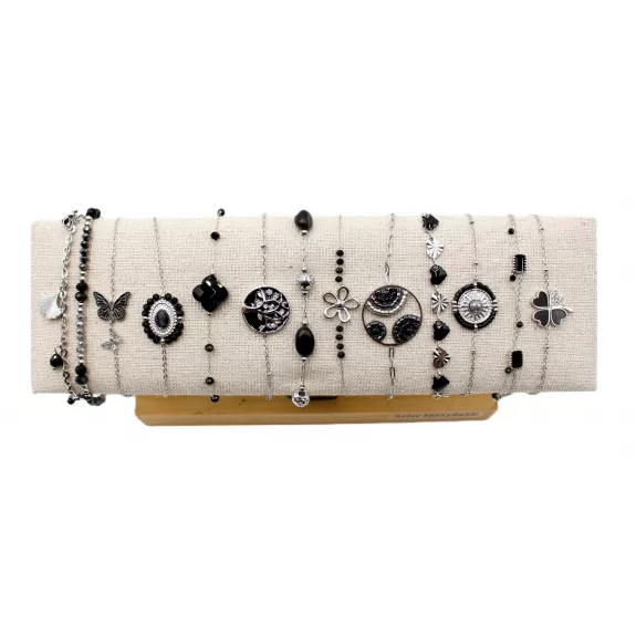 Pack de 12 bracelets acier...