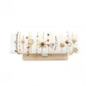 Pack de 12 bracelets acier - marron