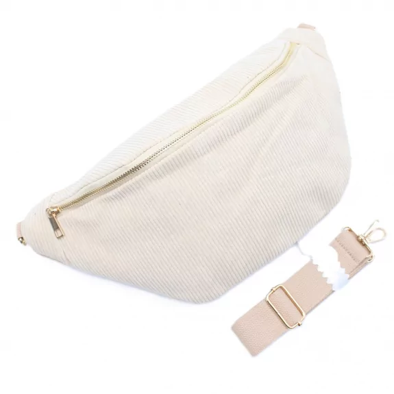 Grand Sac banane côtelé