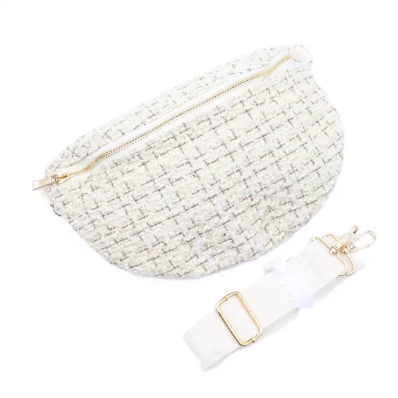 Sac banane lurex doré