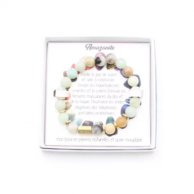 bracelet pierre naturelle amazonite