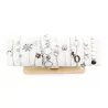copy of Pack de 12 bracelets acier - argenté noir