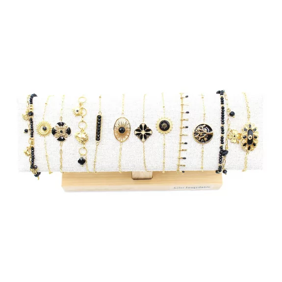 Pack de 12 bracelets acier...