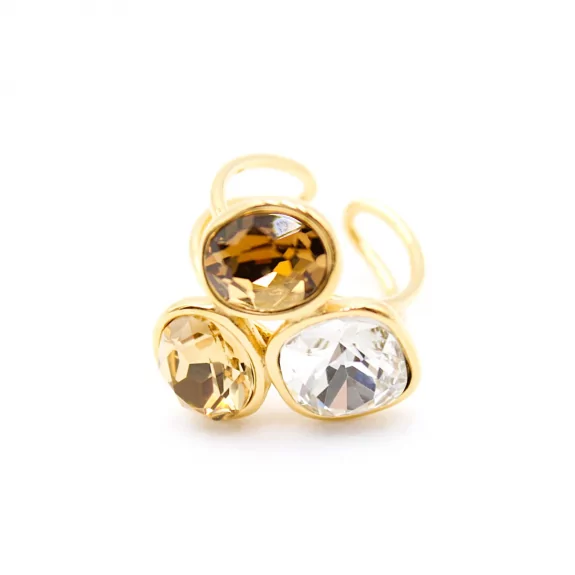 Bague tendance cabochons