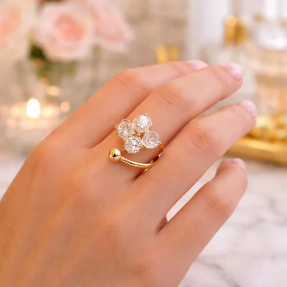 Bague tendance acier...