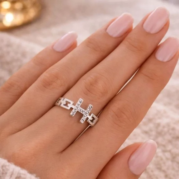 Bague tendance luxe H