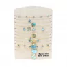 Pack 12 Colliers Acier Inoxydable - turquoise