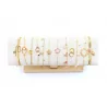 copy of Pack de 12 bracelets acier - argenté noir