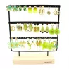 Pack de 18 boucles d'oreilles acier - VERT