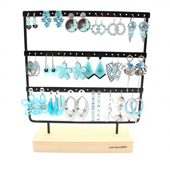 copy of Pack de 18 boucles d'oreilles acier - noir