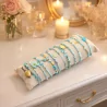 Pack de 12 bracelets cristal de verre et acier - TURQUOISE