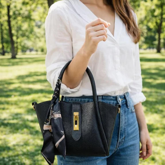 Sac à main avec foulard