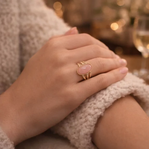 Bagues dorées acier...