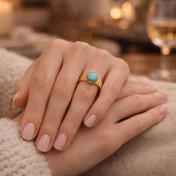 Bague en acier inoxydable...