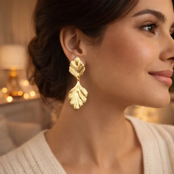 Boucles d'oreilles acier...