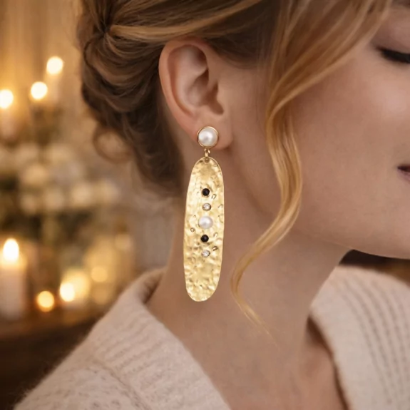 Boucle d'oreille acier...