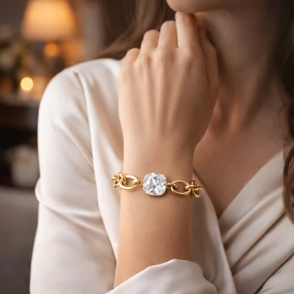 Bracelet maille avec...