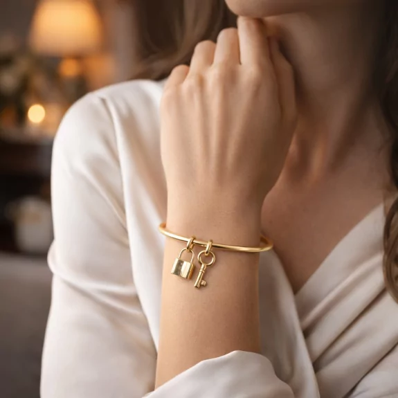 Jonc en acier inoxydable...