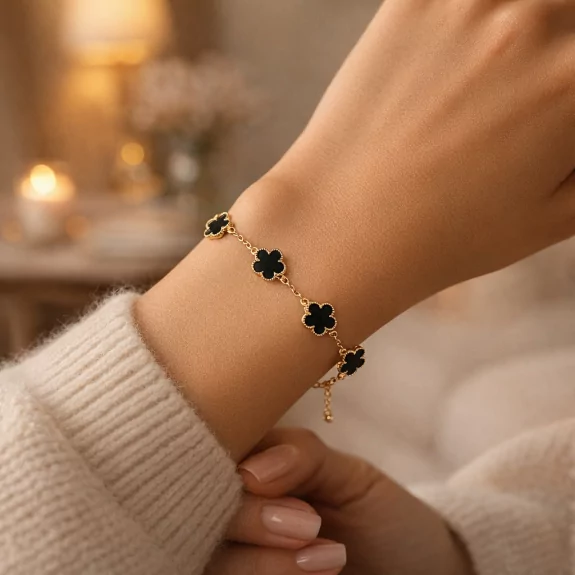 Bracelet tendance fleur