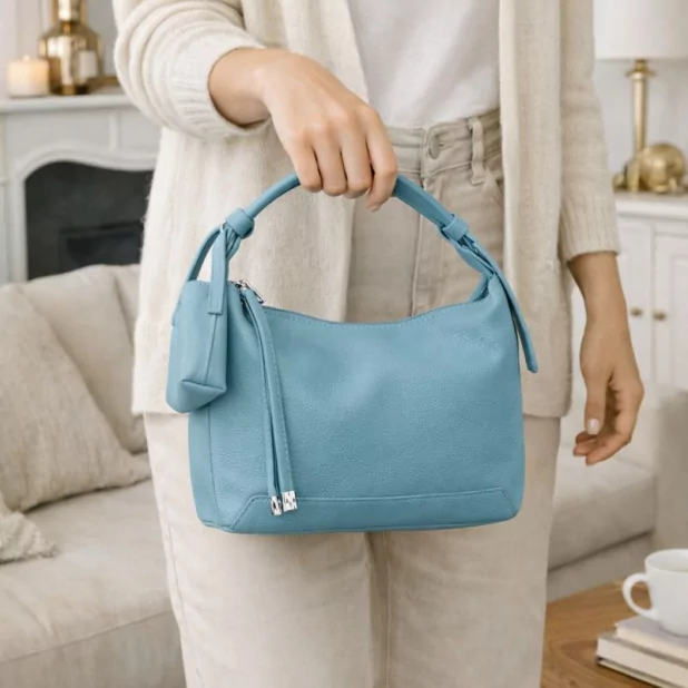 Sac à main aspect cuir – Porté main ou bandoulière