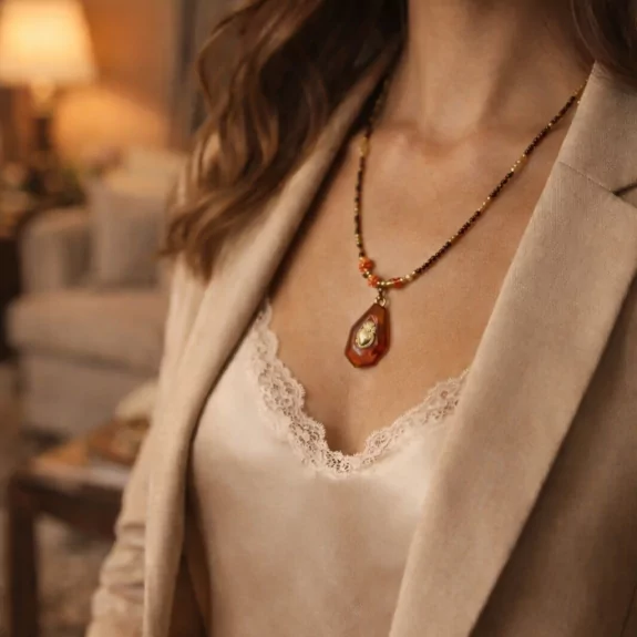 Sautoir top mode avec...