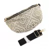 Sac Banane Tissé Motif Géométrique