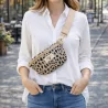 Banane femme coton motif animal – Message « Amour »