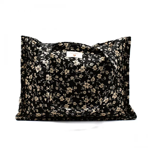 Tote bag en coton floral message AMOUR