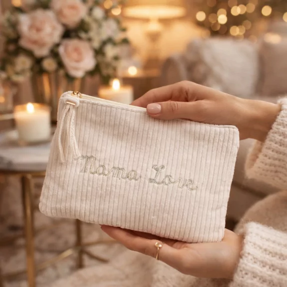 Pochette côtelée message -...