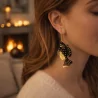 Boucles d'oreilles acier poisson