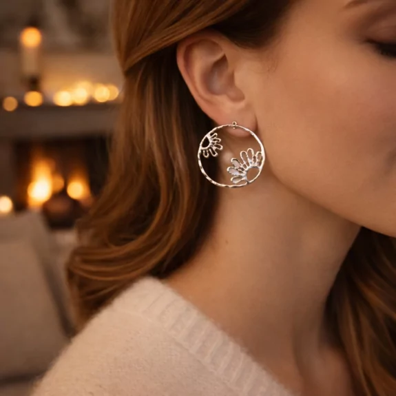 Boucles d'oreilles cabochon...