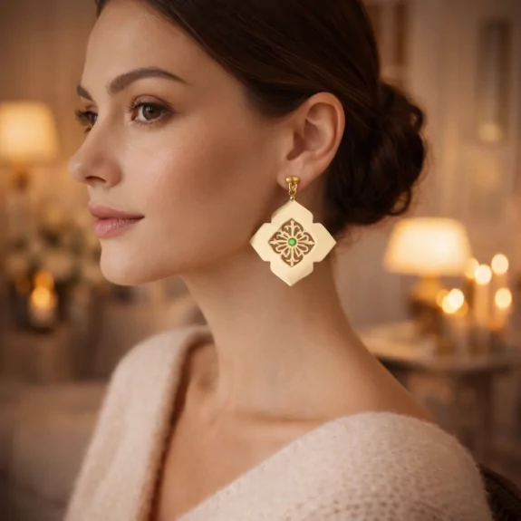 Boucle d'oreille acier...