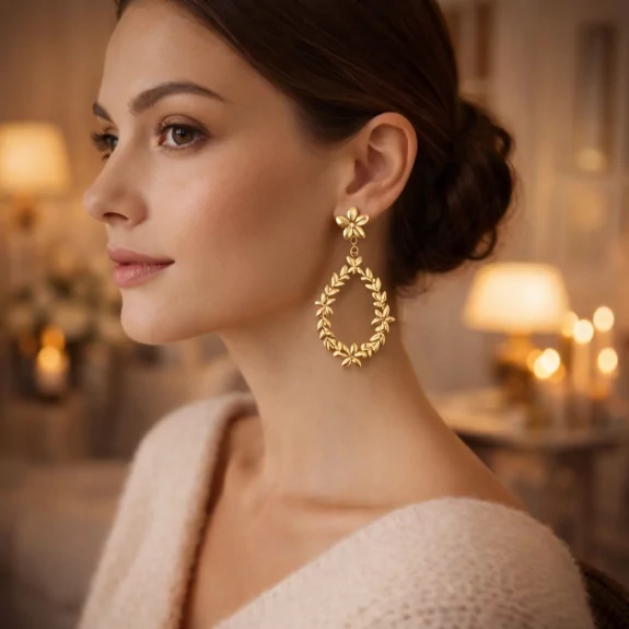 Boucle d'oreille acier...