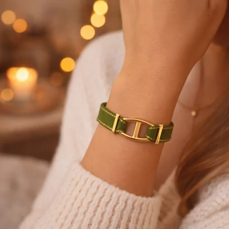 Bracelet tendance luxe en acier inoxydable