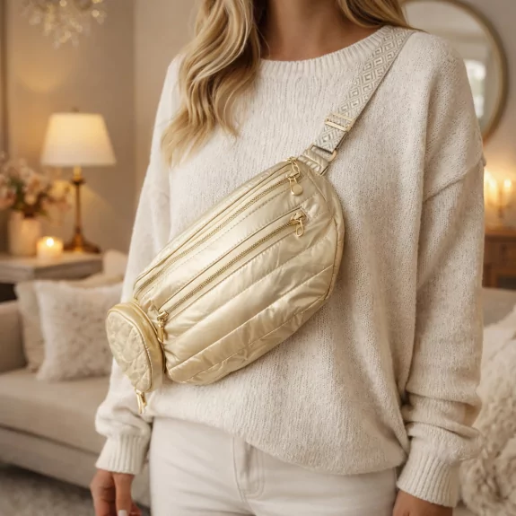 Sac banane matelassé avec...