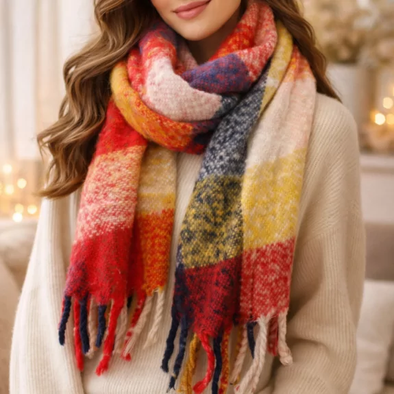 Echarpe douce colorée