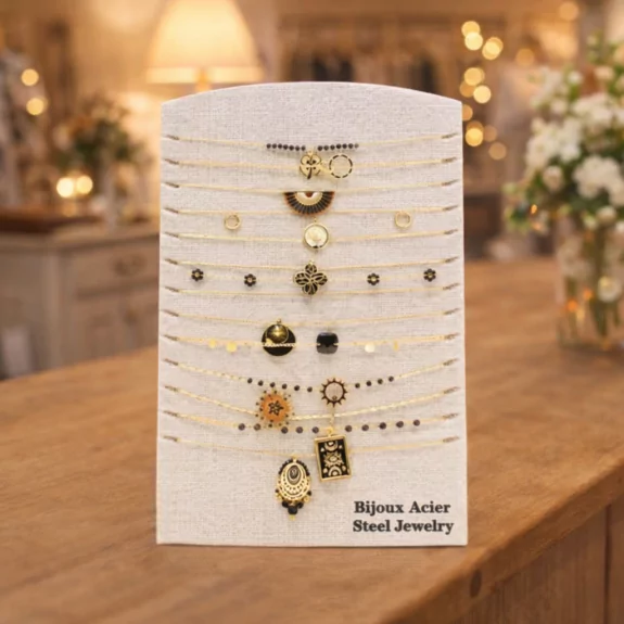 Pack 12 Colliers Acier...