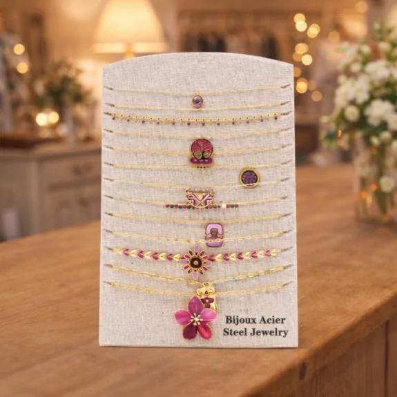 Pack 12 Colliers Acier...