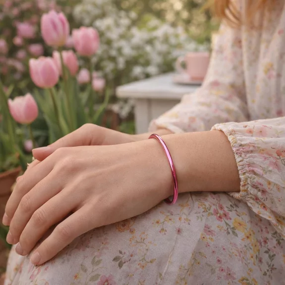 Jonc épais en acier teinté