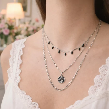 Collier multirang tendance