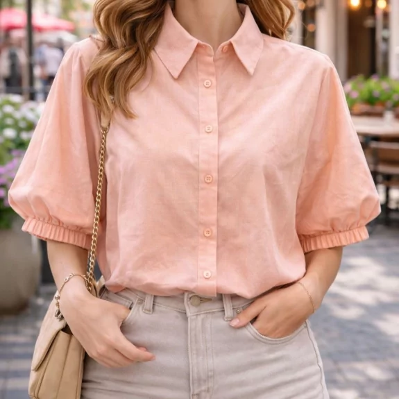 Chemise femme manches...